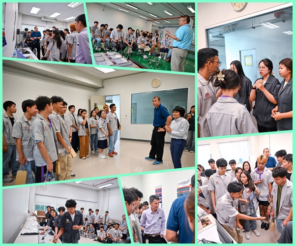 นักเรียนหลักสูตรเตรียมวิศวกรรม โรงเรียนสาธิต มศว องครักษ์ เยี่ยมชมภาควิชาวิศวกรรมไฟฟ้า