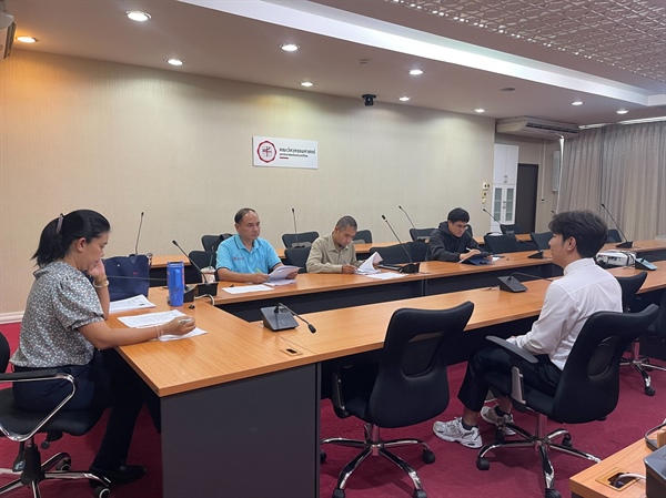 บรรยากาศสัมภาษณ์นิสิตทุนการศึกษามูลนิธิกลุ่มอีซูซุ ปีการศึกษา 2568