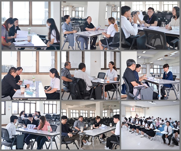 บรรยากาศสัมภาษณ์ทุนการศึกษานิสิต คณะวิศวกรรมศาสตร์ ปีการศึกษา 2568 ประเภทช่วยเหลือค่าเล่าเรียนและเรียนดี และประเภทนิสิตจิตอาสา