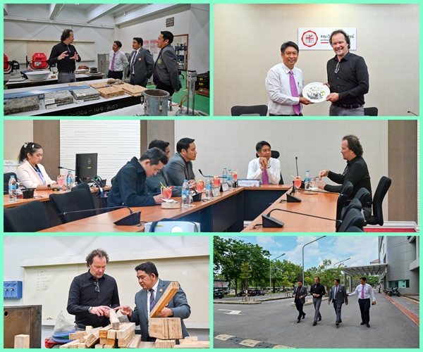 Dr. Guido Wimmers Dean of the BCIT School of Construction and the Environment (SOCE) British Columbia Institute of Technology (BCIT) เยี่ยมชมคณะ